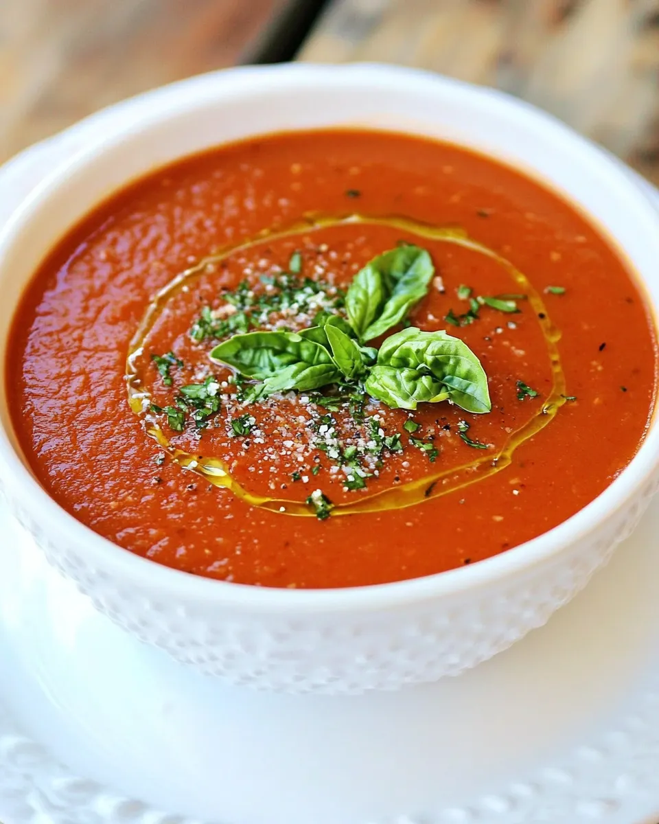 10 Minute Tomato Soup