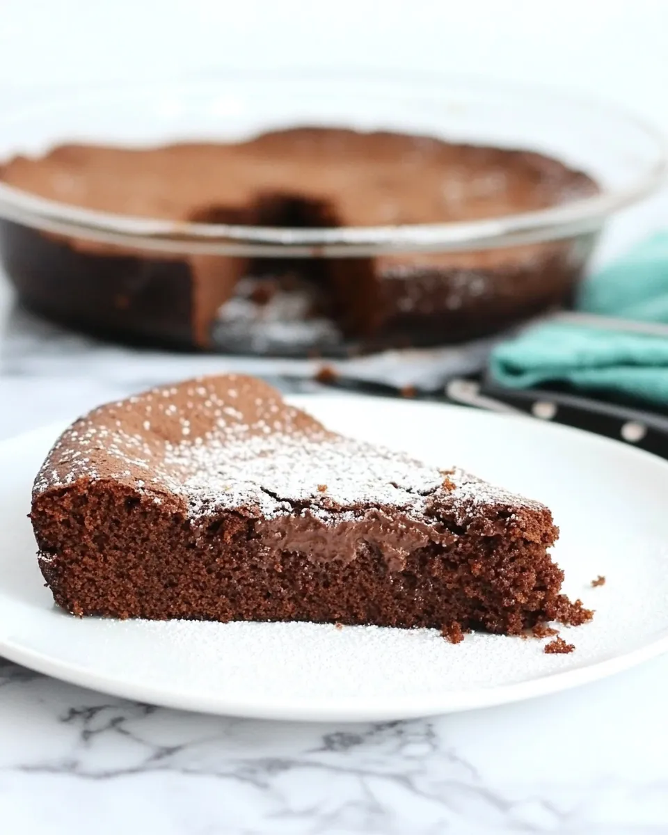 2-Ingredient Nutella Cake