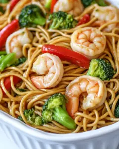 Homemade 20-Minute Shrimp and Broccoli Lo Mein recipe photo