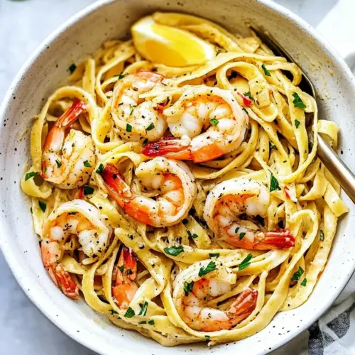 Homemade 20 Minute Shrimp Fettuccine photo