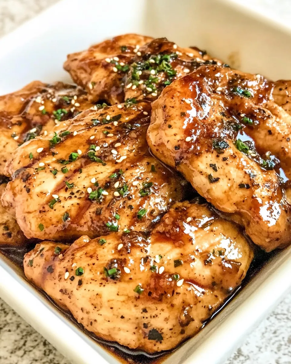 Easy 3-Ingredient Teriyaki Chicken food shot