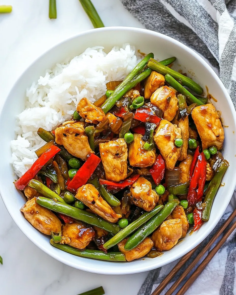 Delicious 30-Minute Teriyaki Chicken Stir Fry food shot