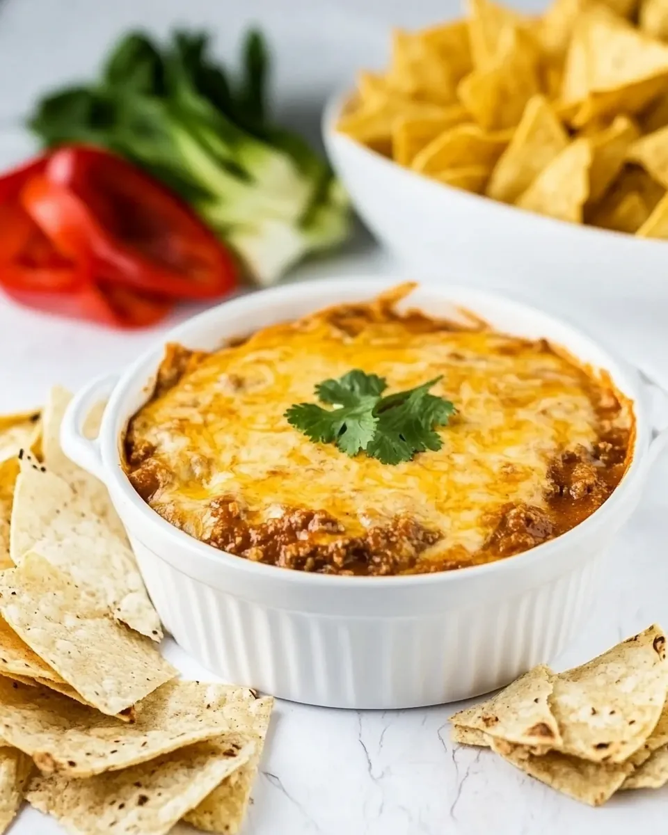 4-Ingredient Beef Enchilada Dip