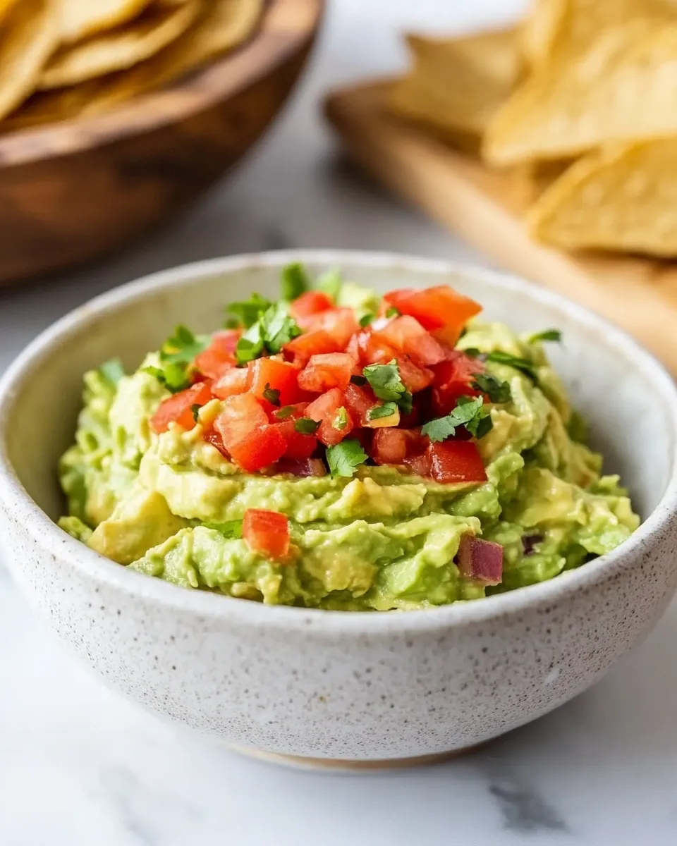 4 Ingredient Guacamole Recipe