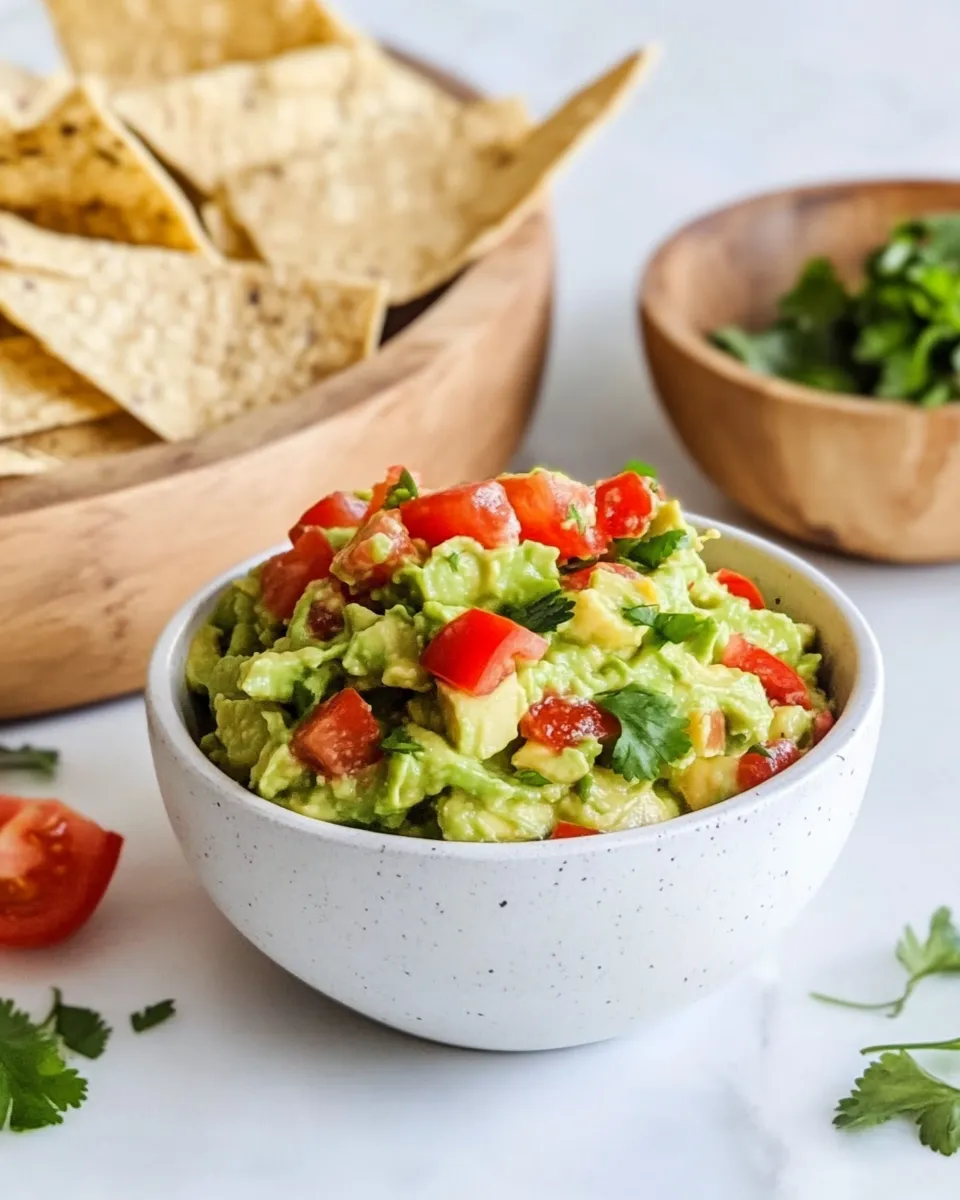 Delicious 4 Ingredient Guacamole Recipe dish photo