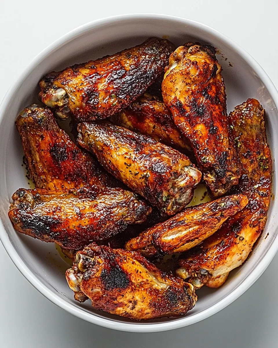 Classic Air-Fryer Frozen Chicken Wings dish photo
