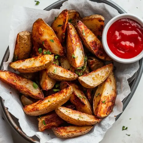 Homemade Air-Fryer Potato Wedges photo