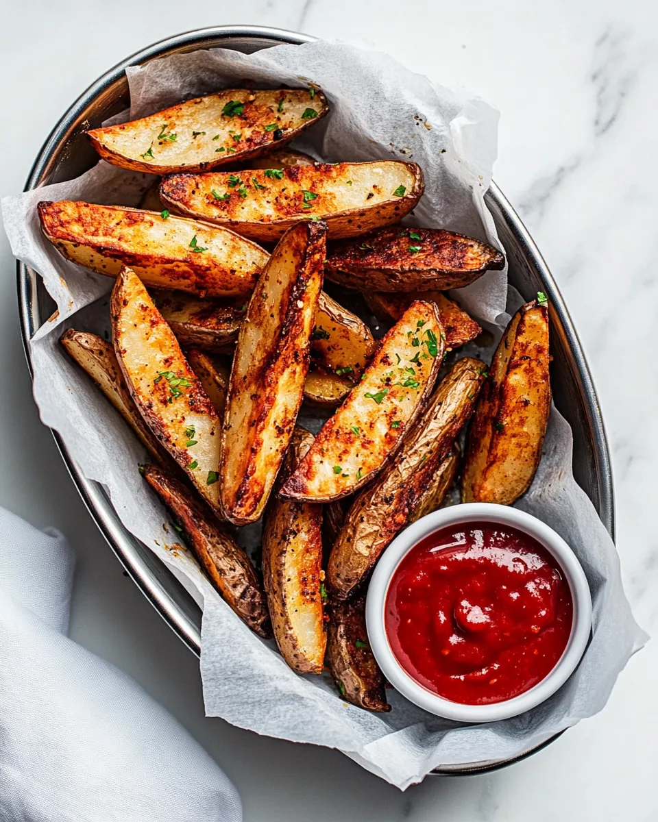 Classic Air-Fryer Potato Wedges image