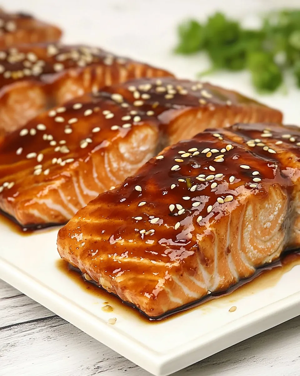 Delicious Air-Fryer Teriyaki Salmon dish photo