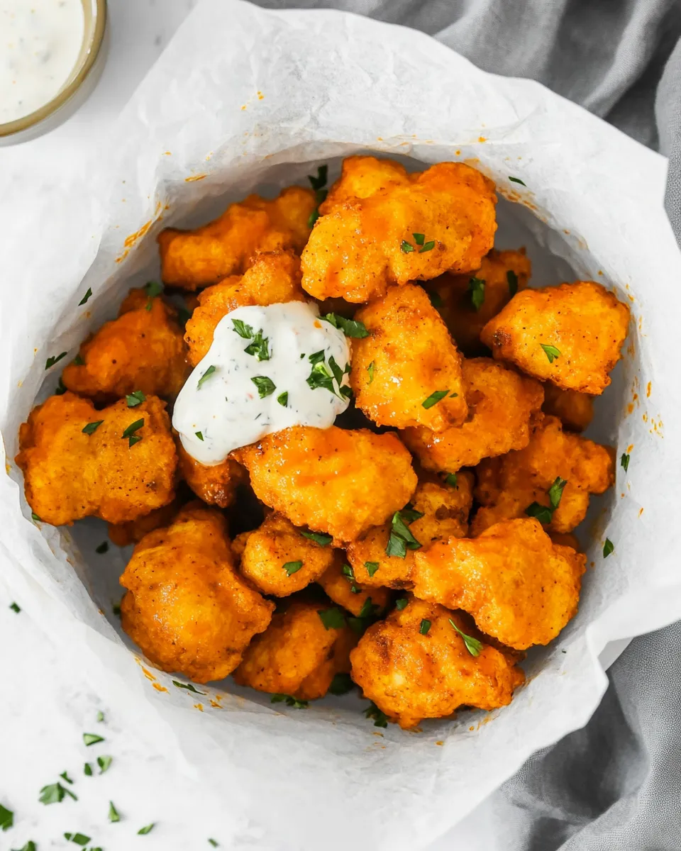 Air Fryer Buffalo Chicken Nuggets