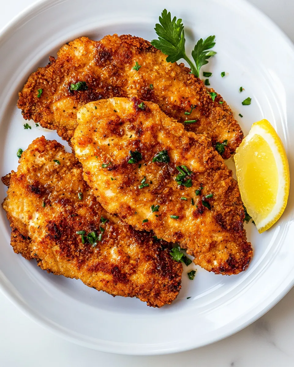 Easy Air Fryer Chicken Cutlets recipe photo