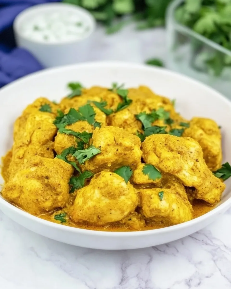 Classic Air Fryer Curry Chicken Recipe image