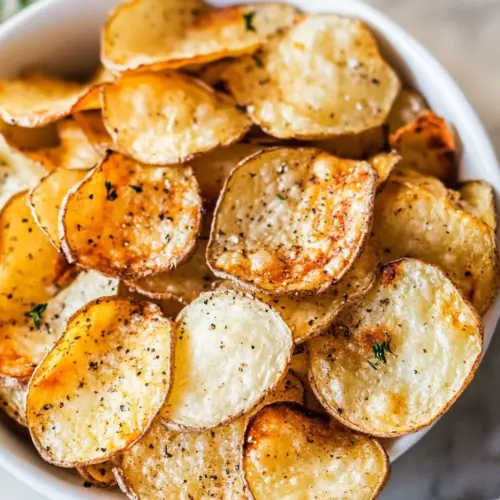 Homemade Air Fryer Potato Chips recipe photo