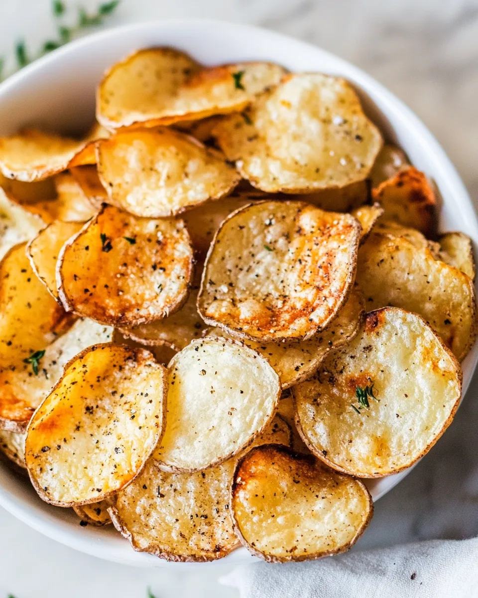 Air Fryer Potato Chips