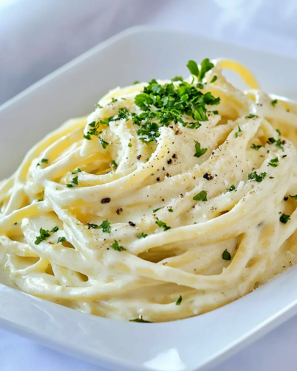 Delicious Alfredo Sauce with Egg Yolks image