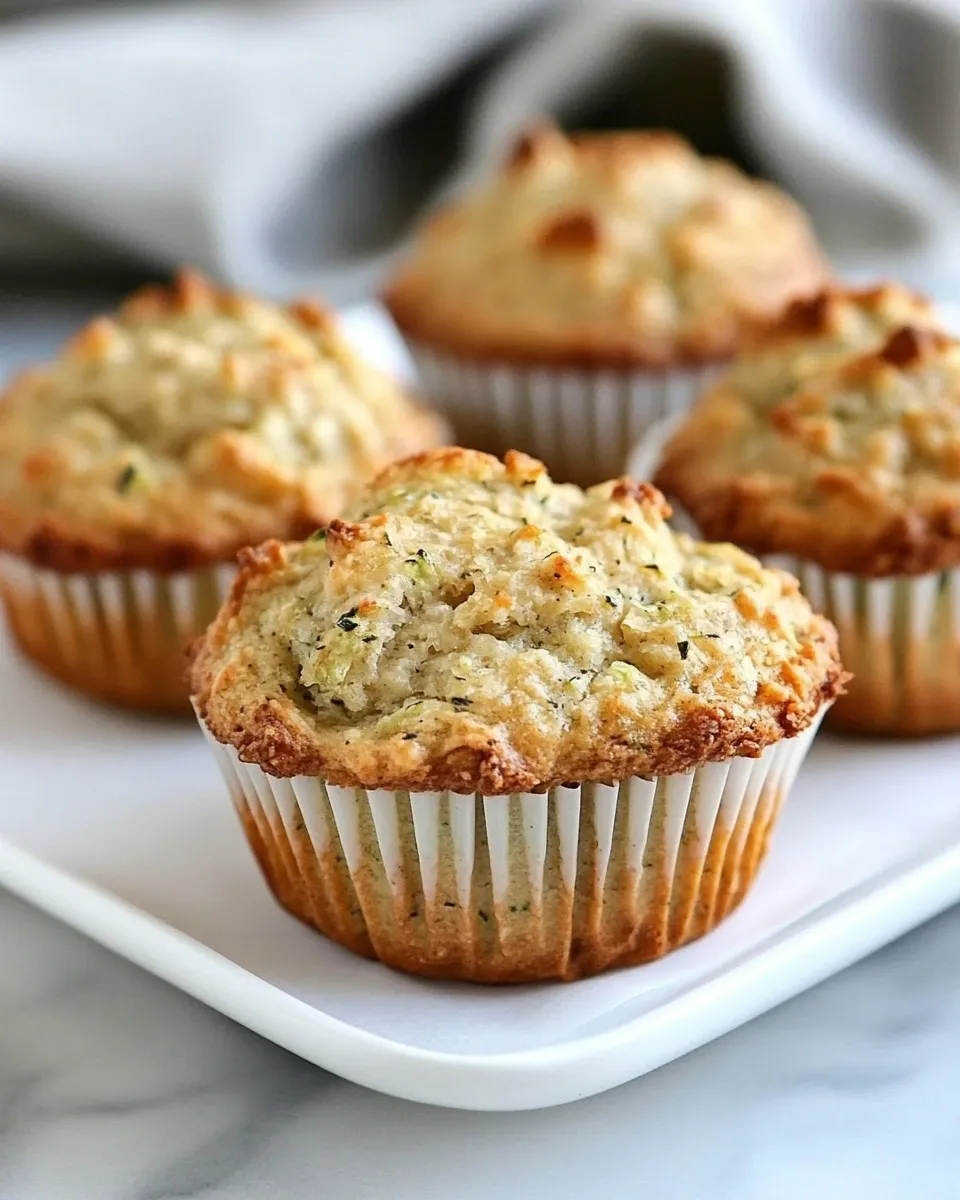 Almond Flour Gluten-Free Zucchini Muffins