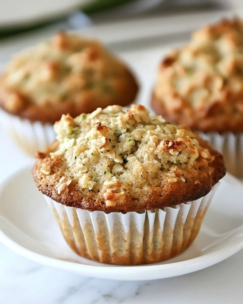 Easy Almond Flour Gluten-Free Zucchini Muffins recipe image